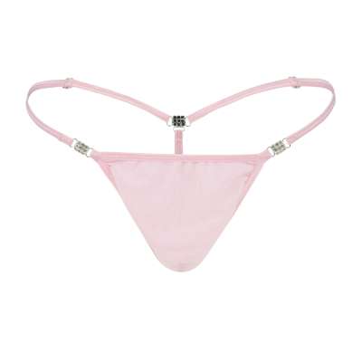 Men's Elite Pink Stretch Mesh G-String Thong - Booty Bling