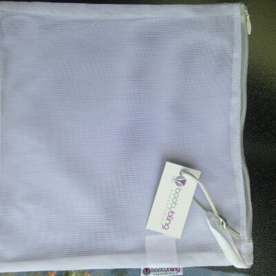 Beautiful Wash Bags. Made from Power Mesh for strength and durability. Invisible zip with a hang ribbon for ease of drying.